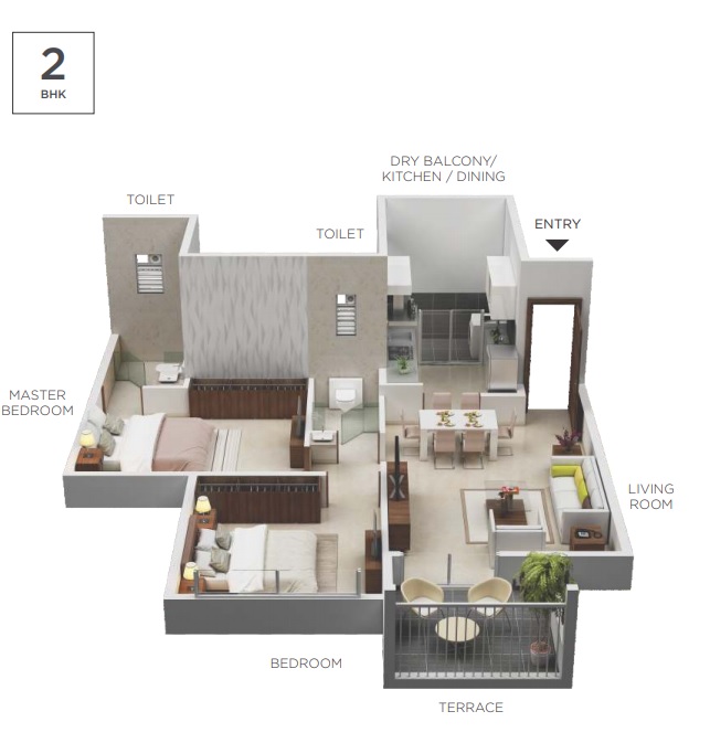 Yashada Vivanta Life Vedika Floor Plans | Pimple Saudagar, Pune