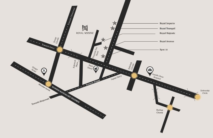 5 Star Royal Mystic Location Map