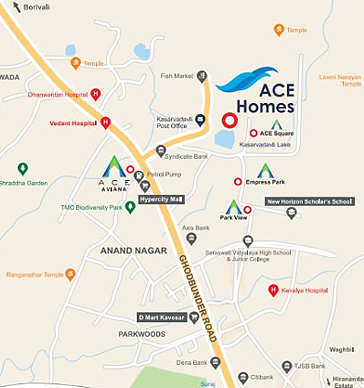 Ace Homes Location Map