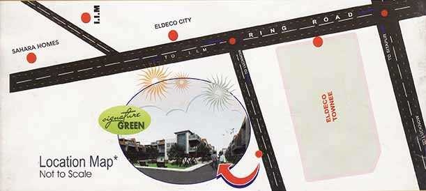 Aditya Signature Greens Location Map