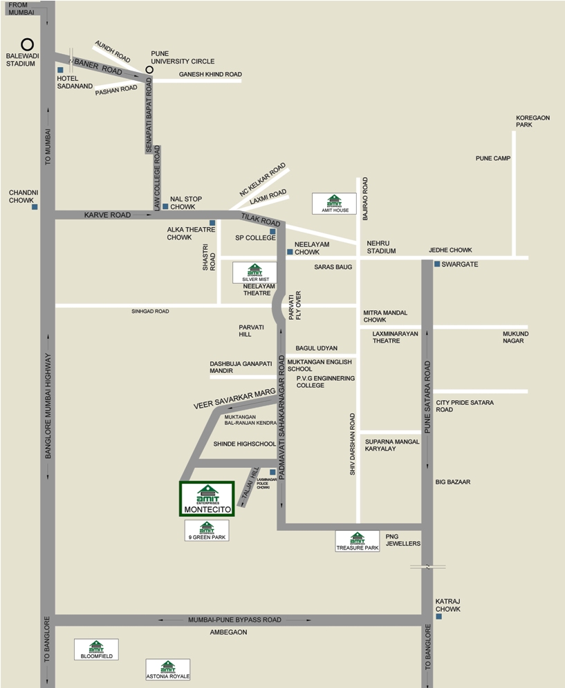 Amit Montecito Location Map