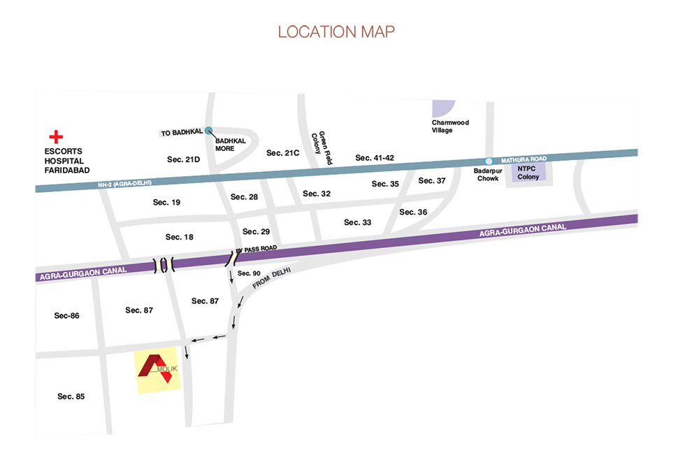 Amolik Heights Location Map