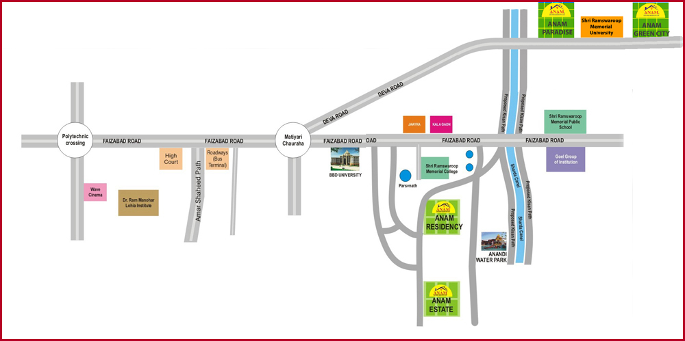 Anam Enclave Location Map