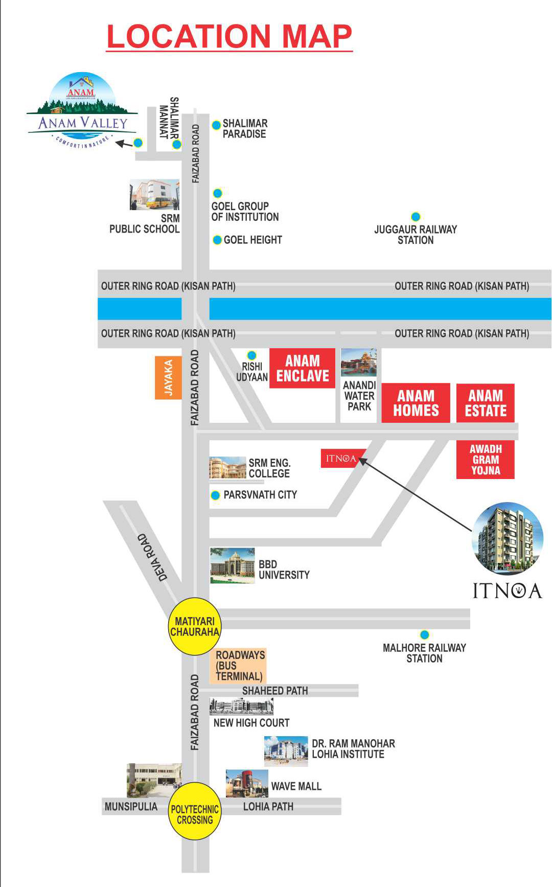 Anam Valley Location Map