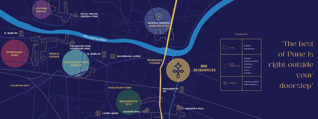 Anandtara Iris Residences Location Map