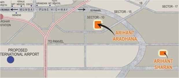 Arihant Sharan Location Map