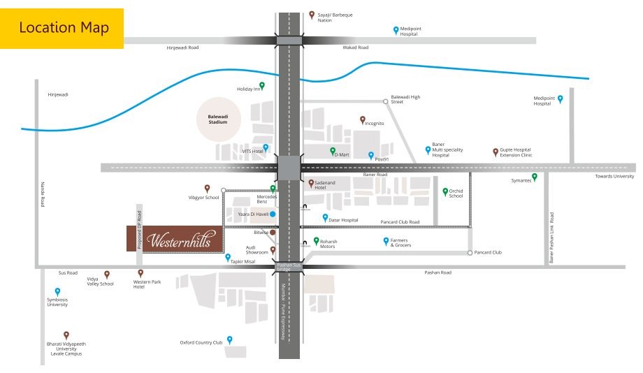 Atul Westernhills Phase 2 Location Map