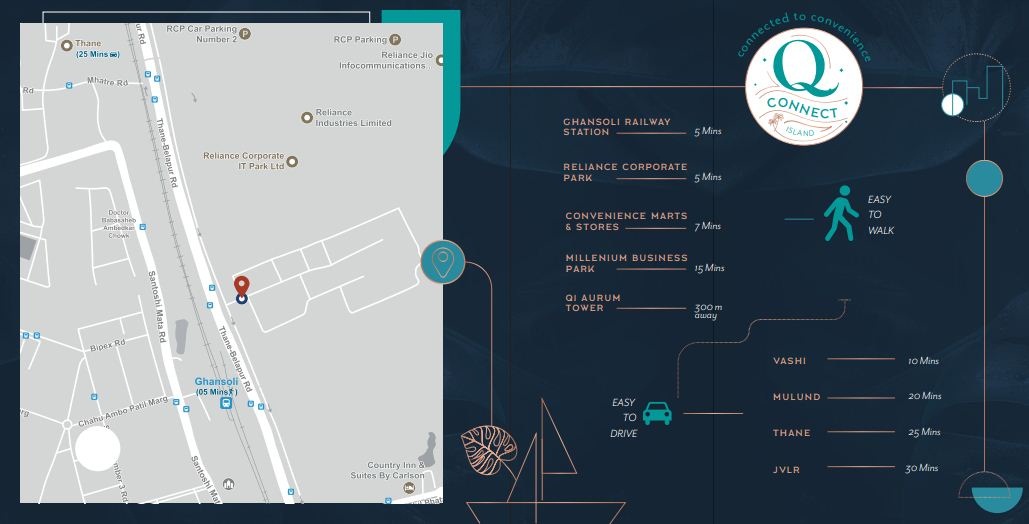 Aurum Q Residences Location Map