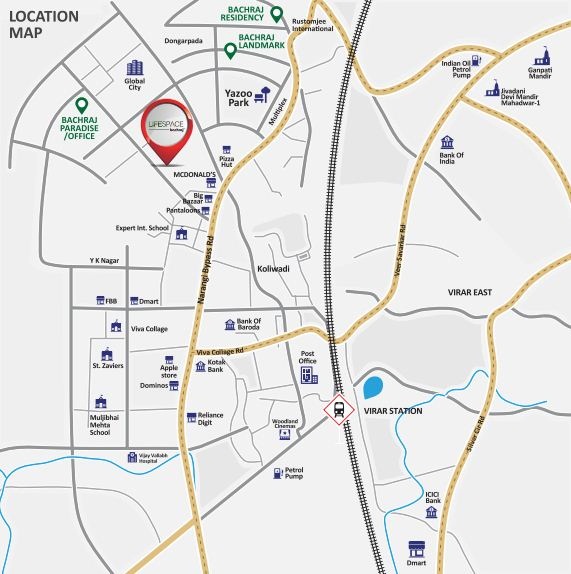 Bachraj Lifespace Location Map