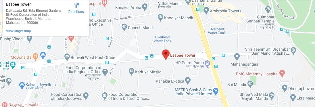 Bhatia Esspee Tower Location Map