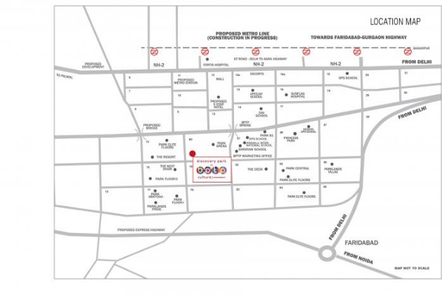 Bptp Discovery Park Location Map