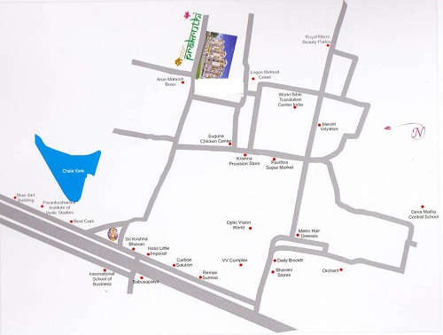 Cbr Prakruthi Location Map