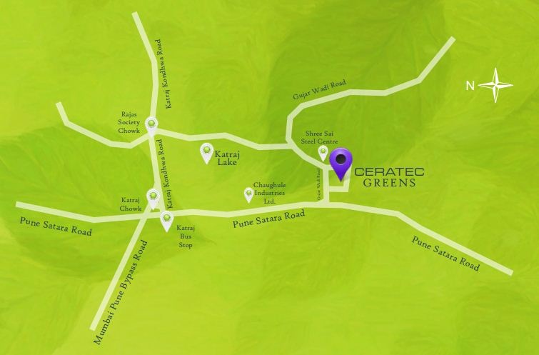 Ceratec Greens Location Map