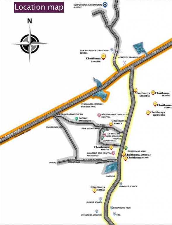 Chaithanya Samarth Location Map