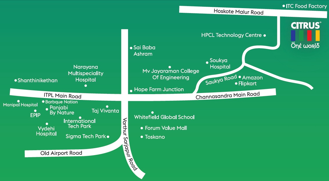 Citrus One World Location Map