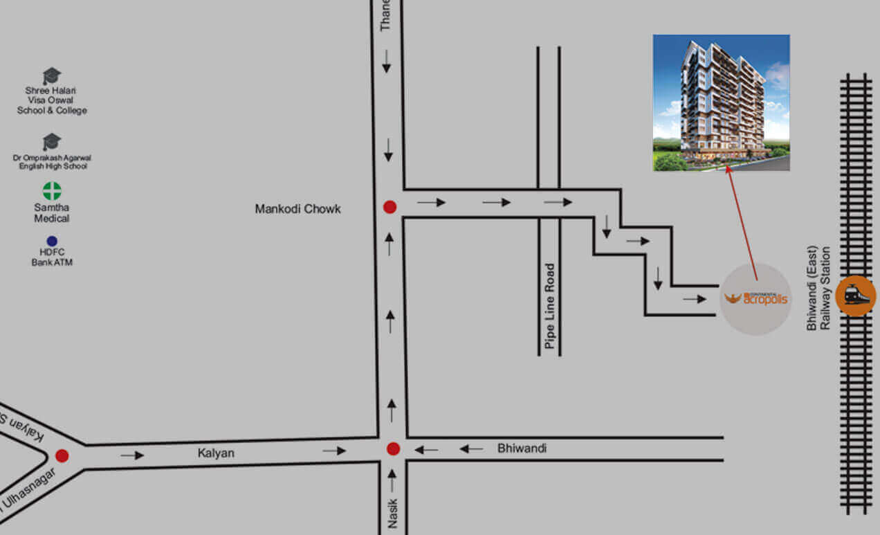 Continental Acropolis Location Map