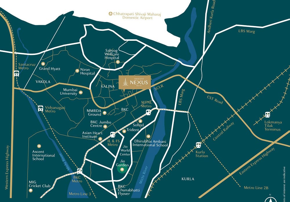 Crescent Nexus Location Map