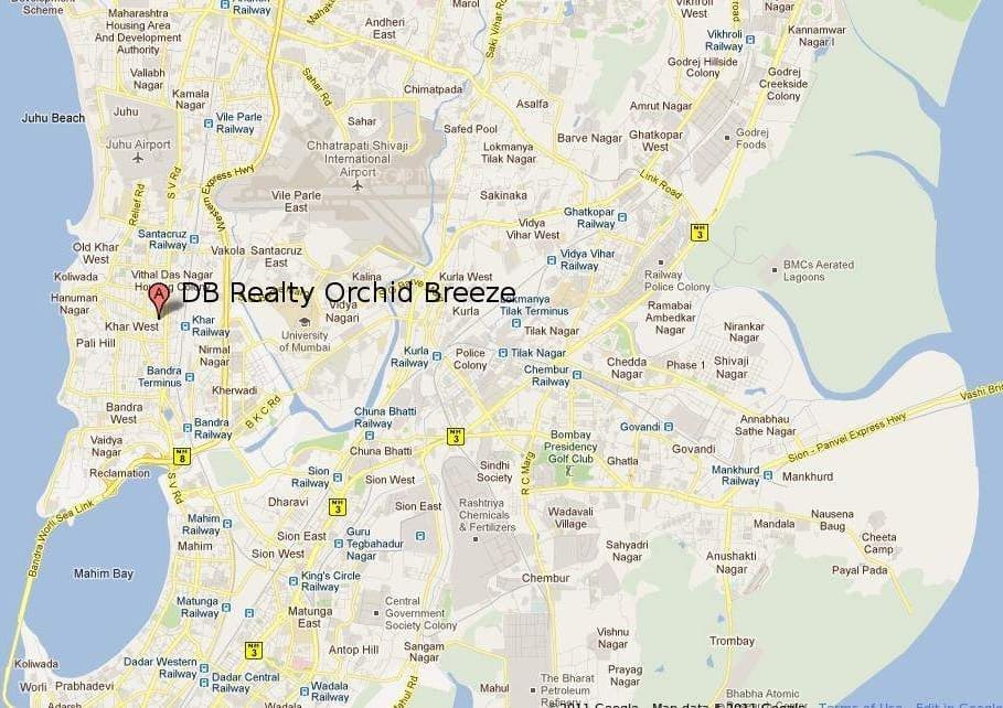 Db Orchid Breeze Location Map