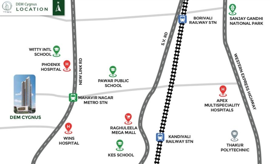 Dem Cygnus Location Map