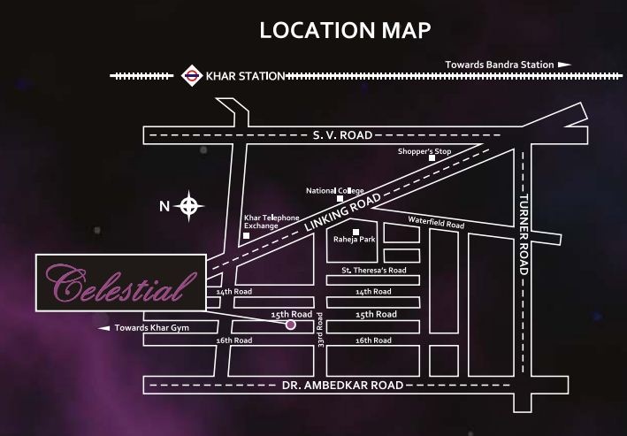 Dheeraj Celestial Location Map