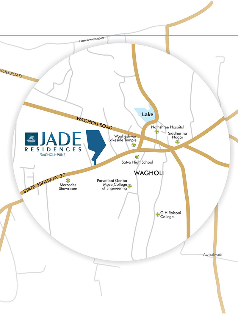 Dheeraj Jade Residences Location Map