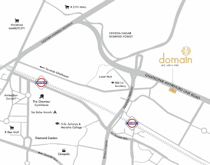 Dotom Domain Location Map