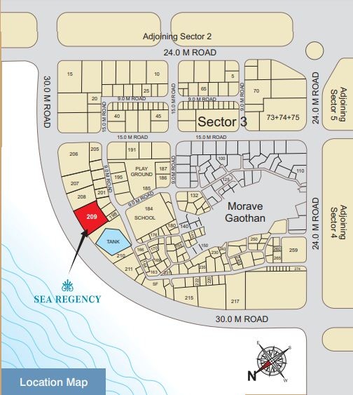 Dudhe Sea Regency Location Map