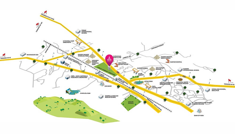 Empire Industrial Centrum Location Map