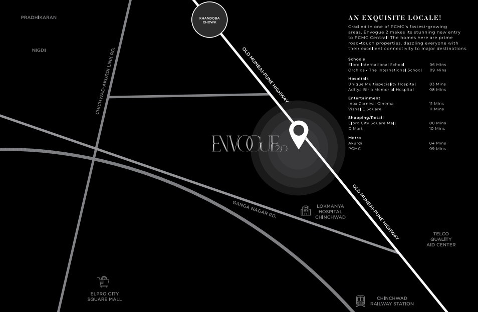 Envogue 2 Location Map