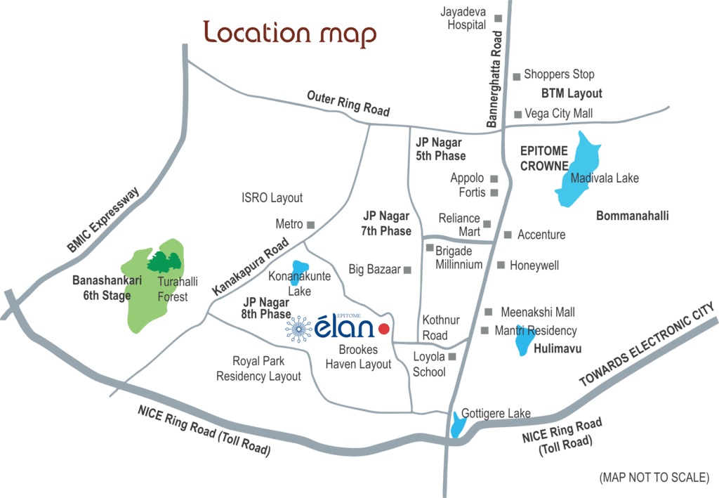 Epitome Elan Location Map