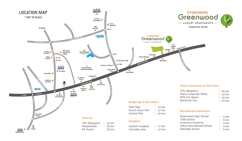 Evershine Greenwood Location Map