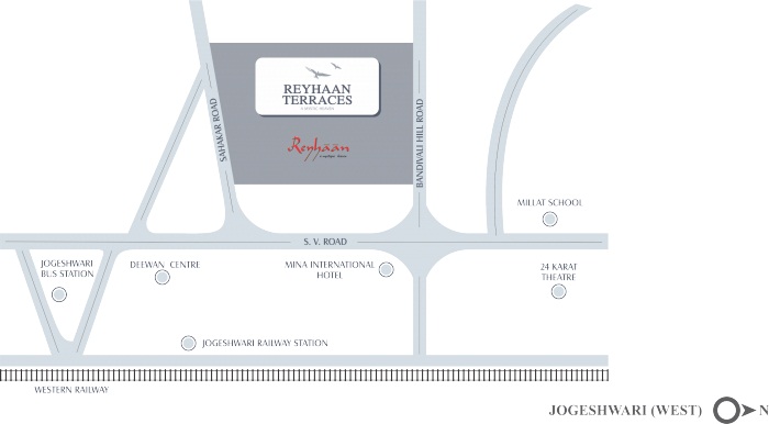 Fairmont Reyhaan Terraces Location Map