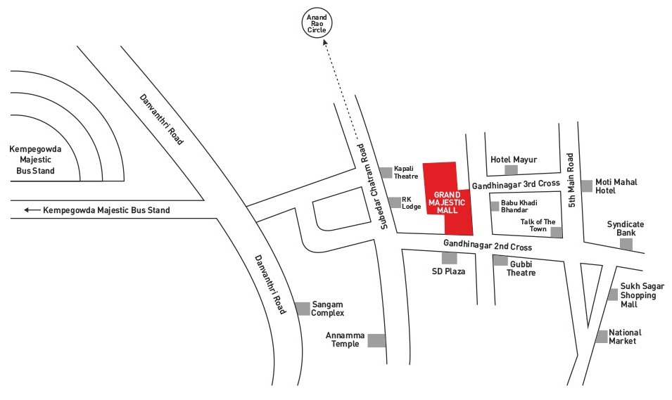 Featherlite Grand Majestic Location Map