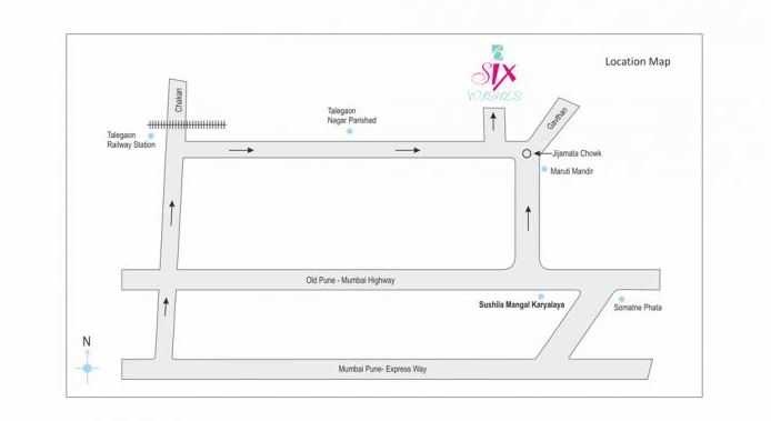 G Mittal Six Wishes Location Map