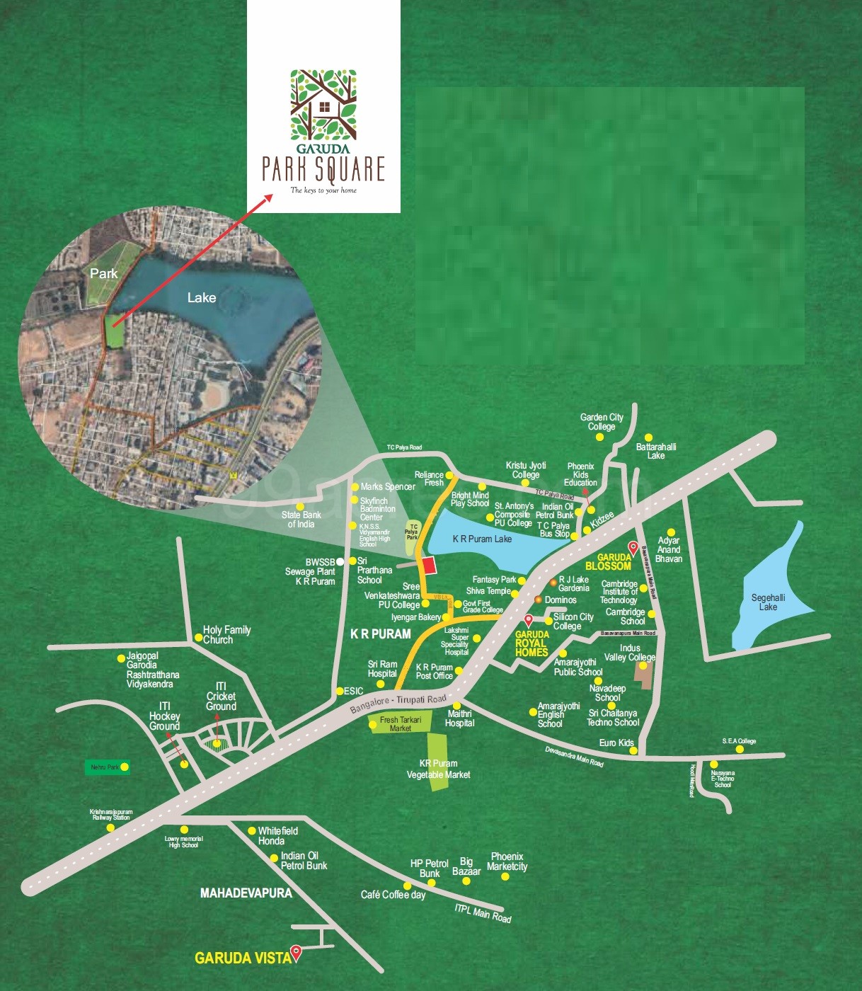 Garuda Park Square Location Map