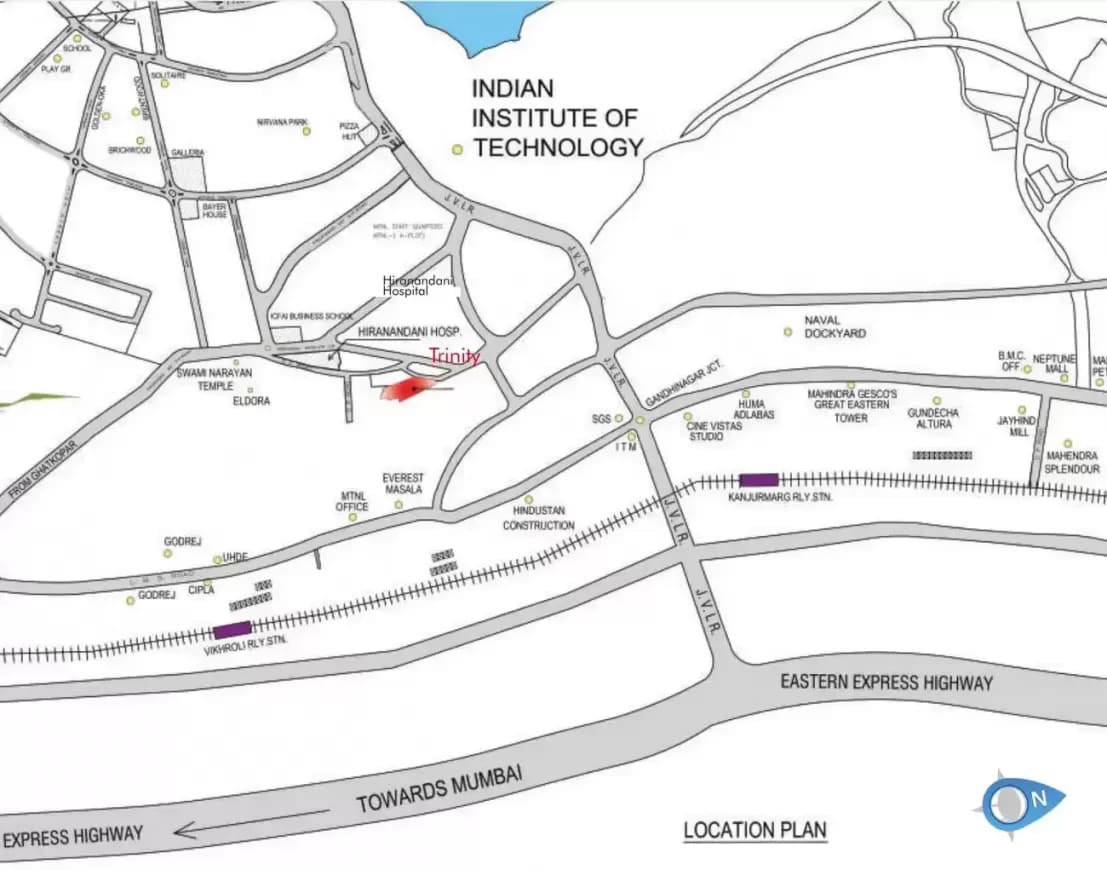 Ghp Trinity Location Map