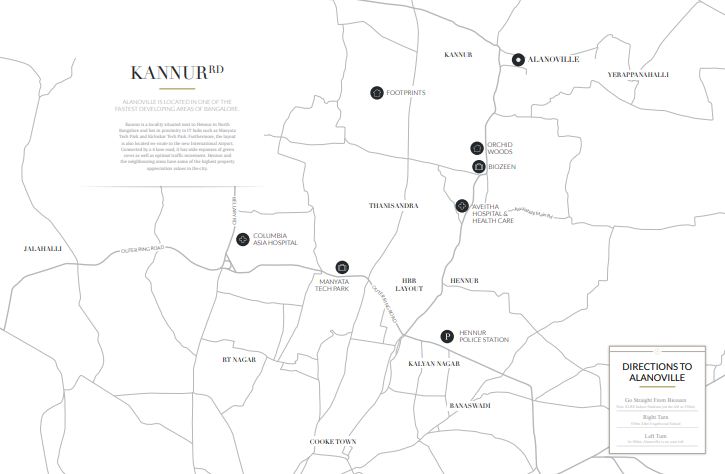 Goyal Alanoville Location Map