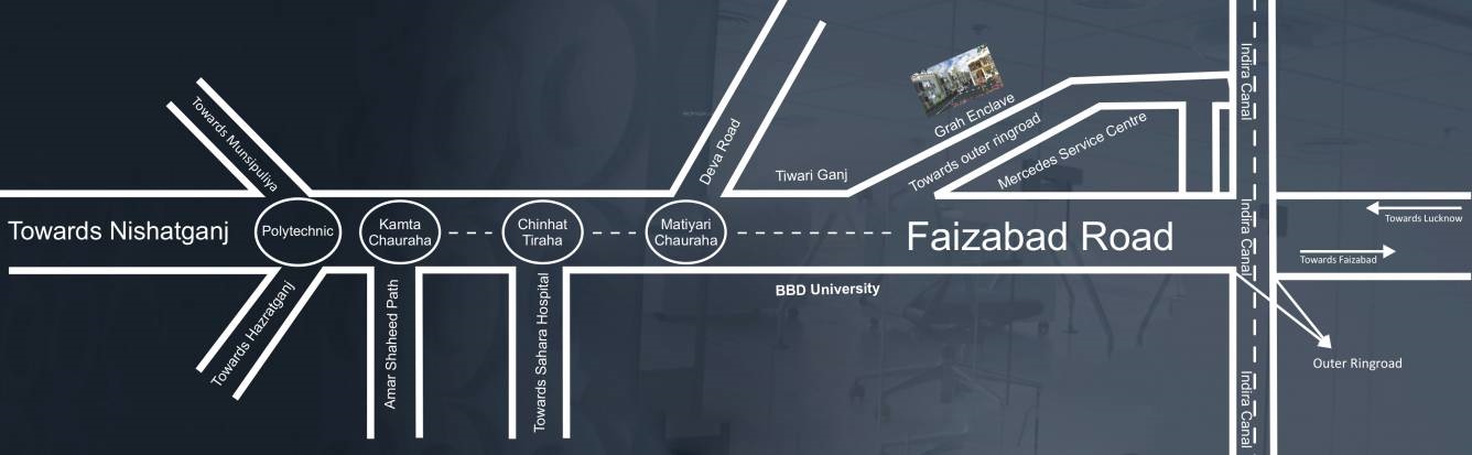 Grah Enclave Location Map