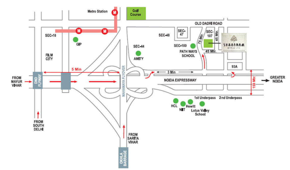 Great Value Sharanam Location Map