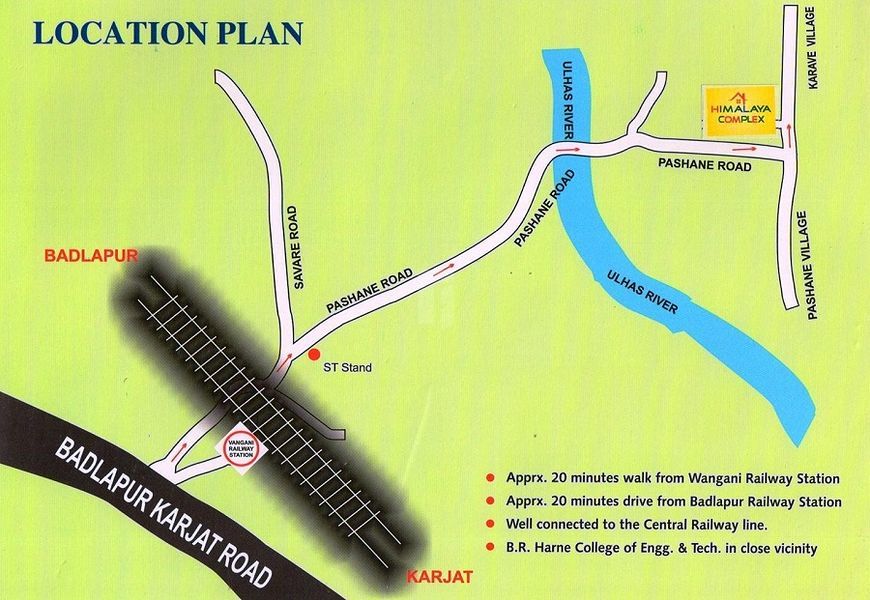 Himalaya Complex Location Map