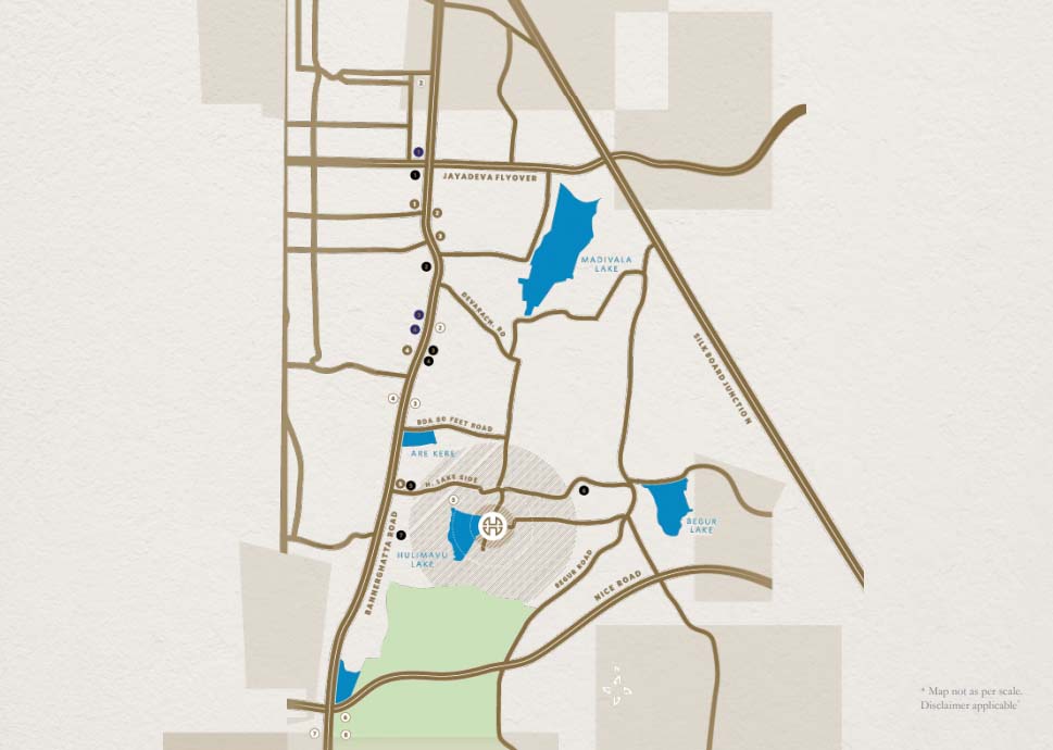 Hiranandani Evita Location Map