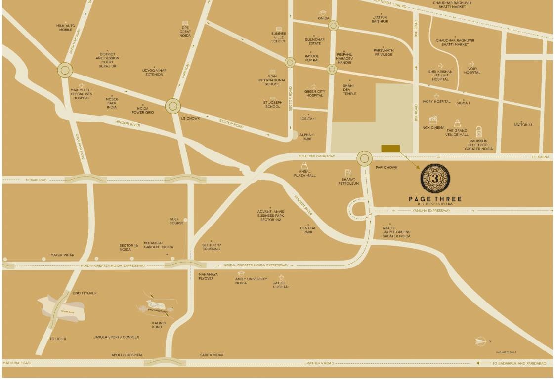 Home And Soul Page Three Residences Location Map