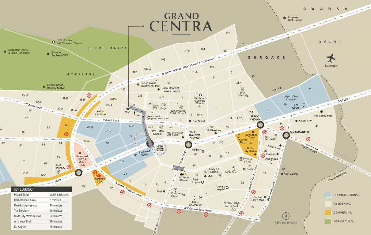 Ild Grand Centra Location Map