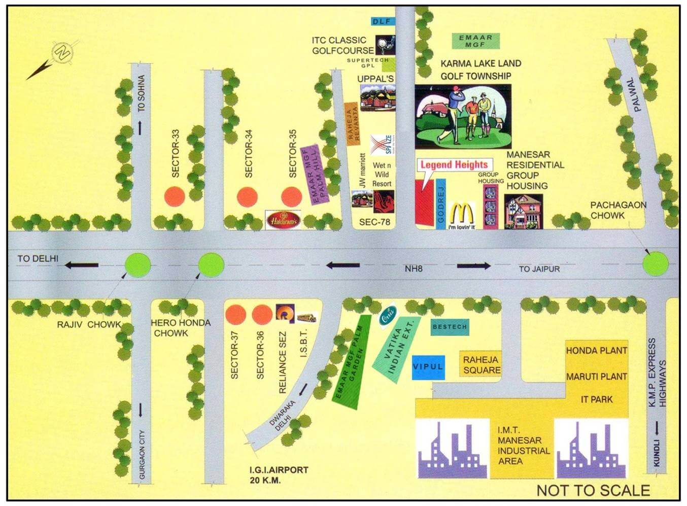 Innovative Legend Heights Location Map