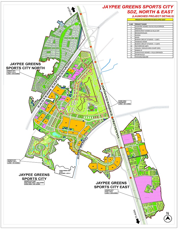 Jaypee Buddh Circuit Studios Location Map