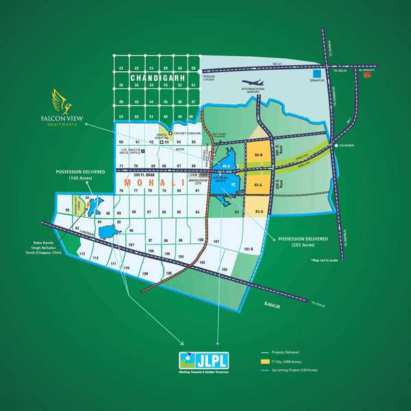 Jlpl Falcon View Location Map