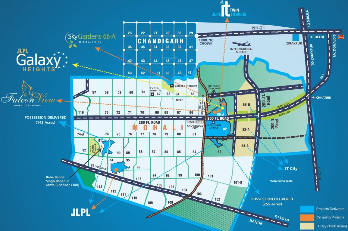 Jlpl Galaxy Heights Location Map