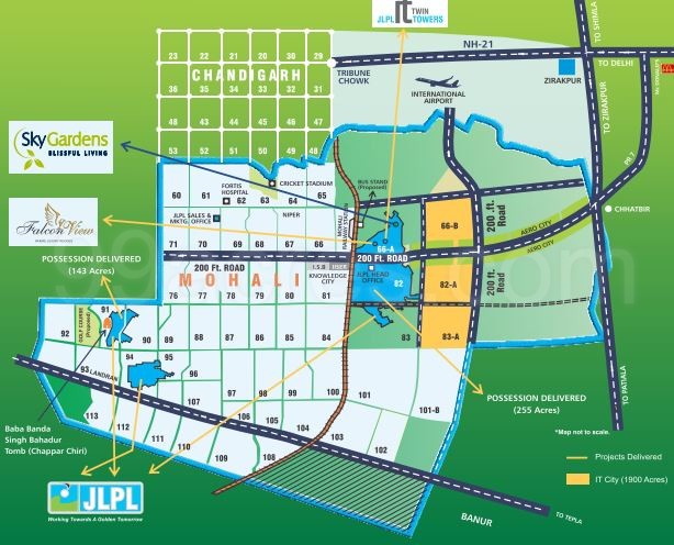 Jlpl Sky Gardens Location Map