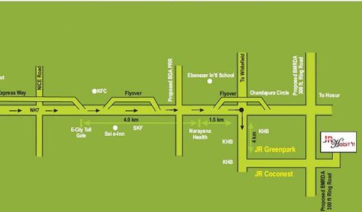 Jr Habitat Location Map