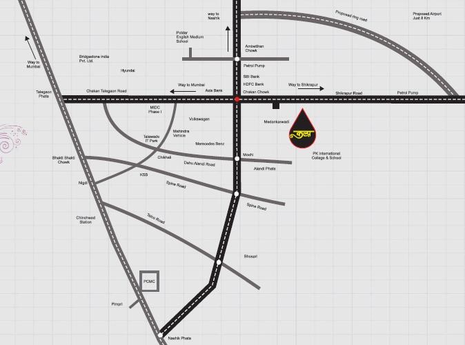 Kalp Residency Location Map